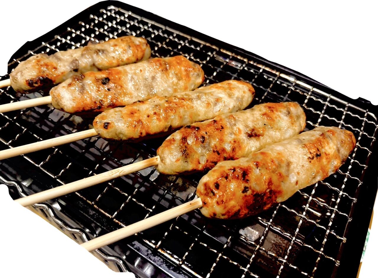 つくね串　のびる秋まつり