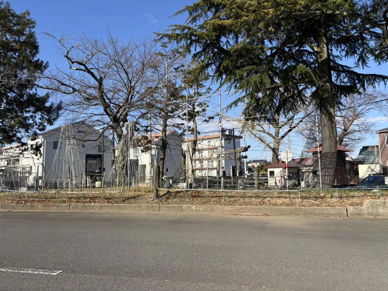 昼間の三角公園