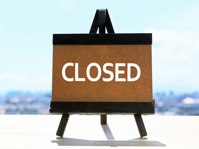 閉店お知らせ